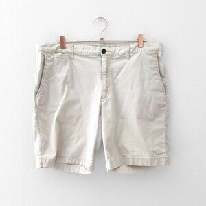 Goodfellow & Co Men's 9" Inseam Flat Linden Shorts Light cream Size 38